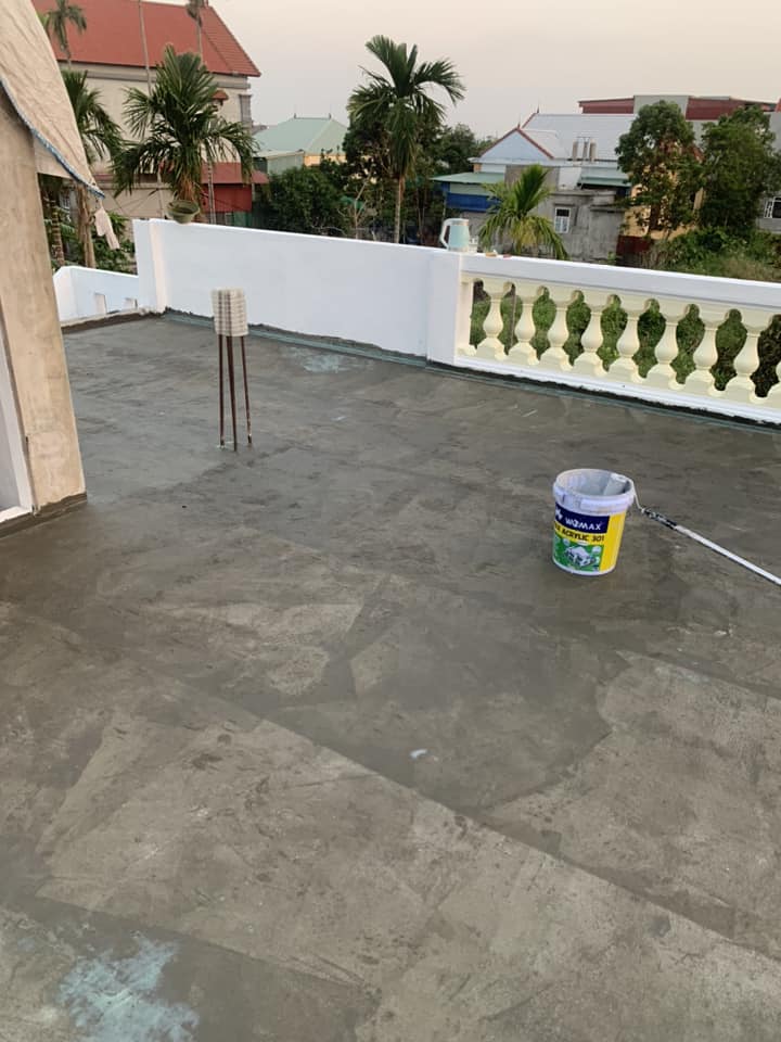 Chống thấm sân thượng bằng sơn chống thấm