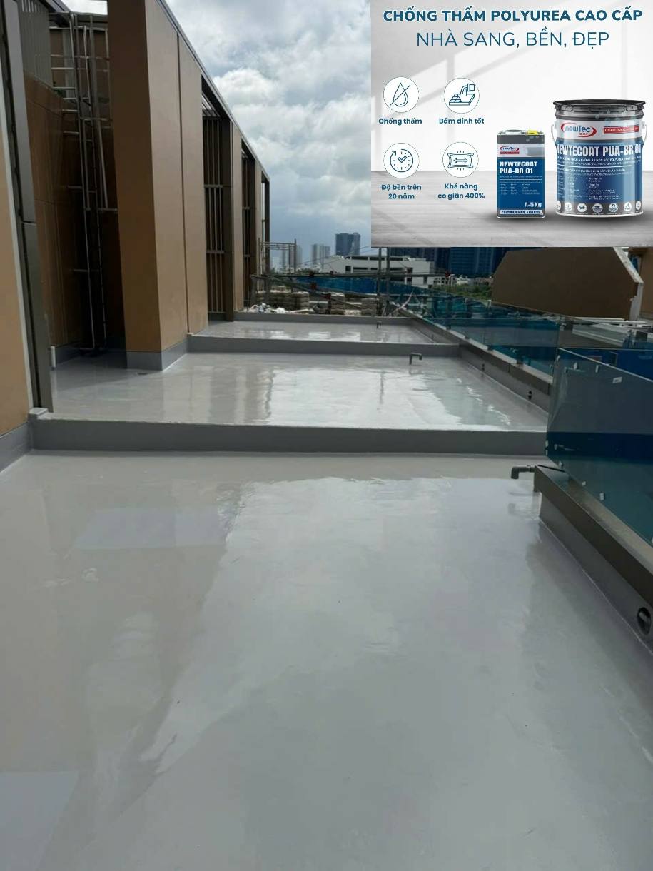 Chống thấm Polyurea  vật liệu cao cấp