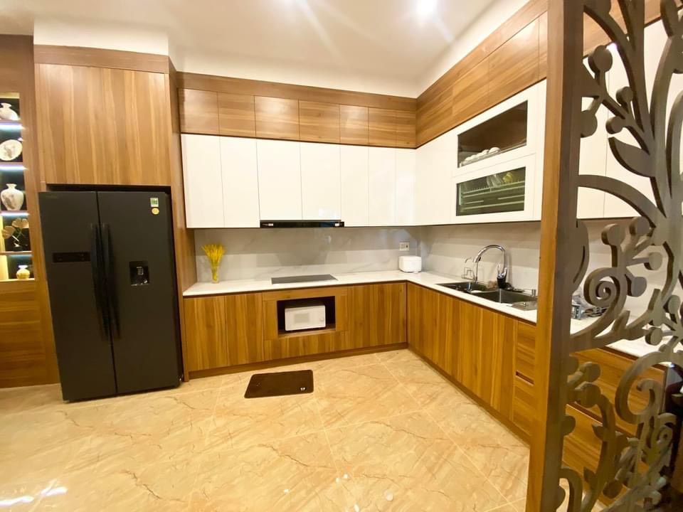 Tủ bếp gỗ chữ L