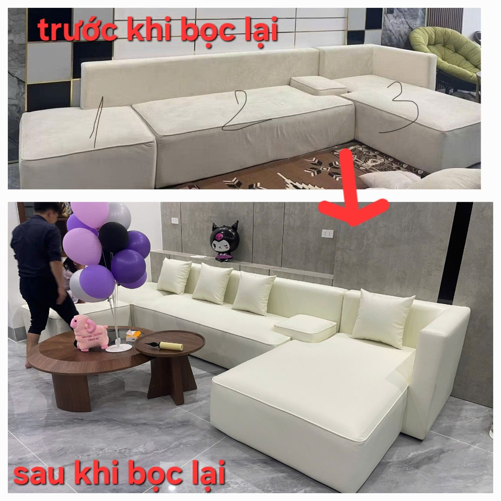 Bọc lại ghế sofa