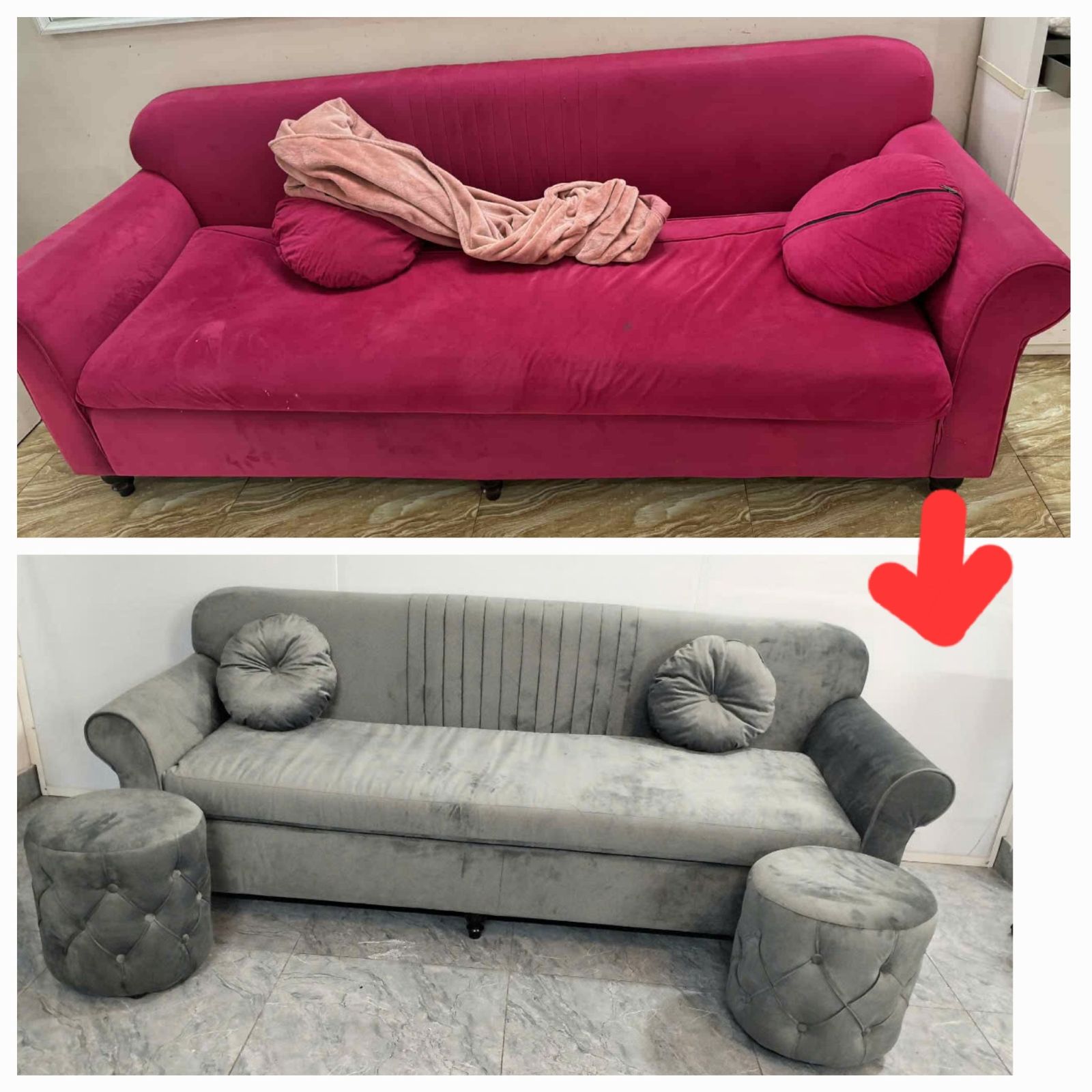 Bọc lại ghế sofa 