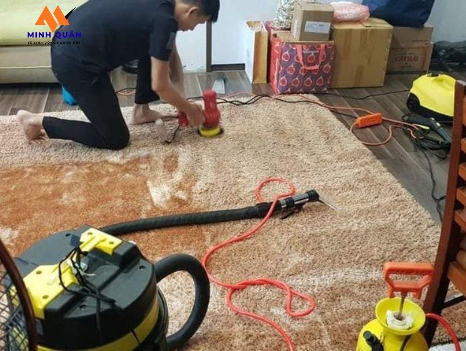 Giặt thảm trải sàn tại nhà