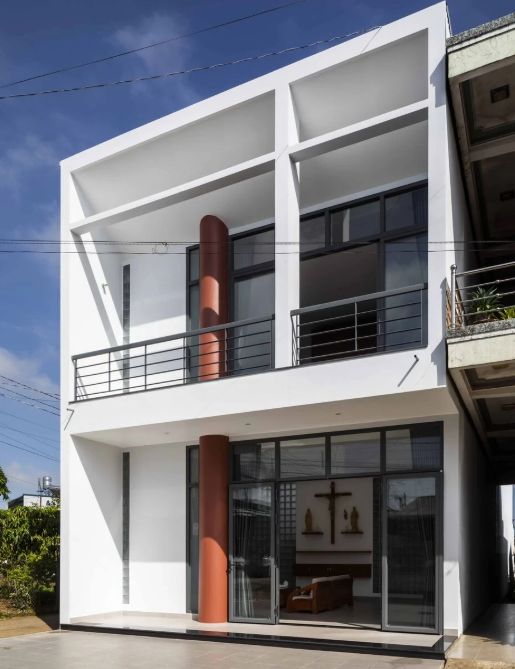 Nhà phố hiện đại 2 tầng