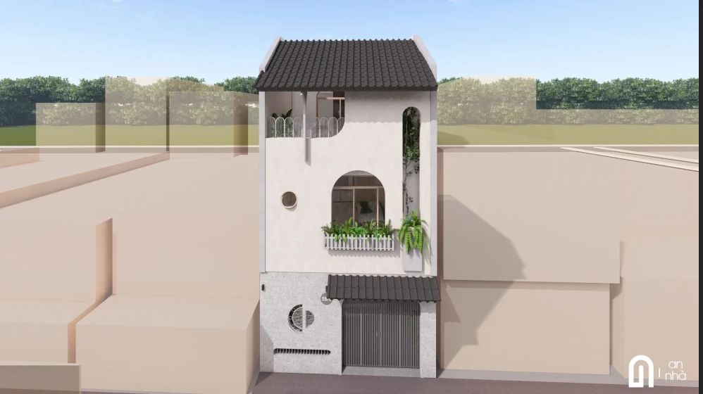 Nhà phố phong cách bán cổ điển 