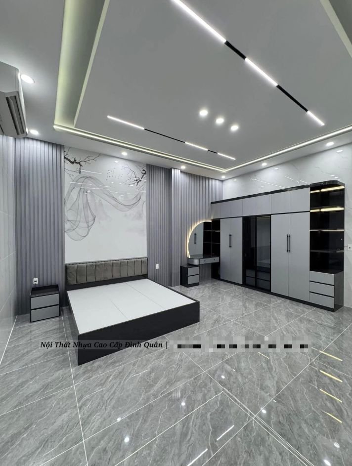 Phòng ngủ nội thất nhựa hiện đại