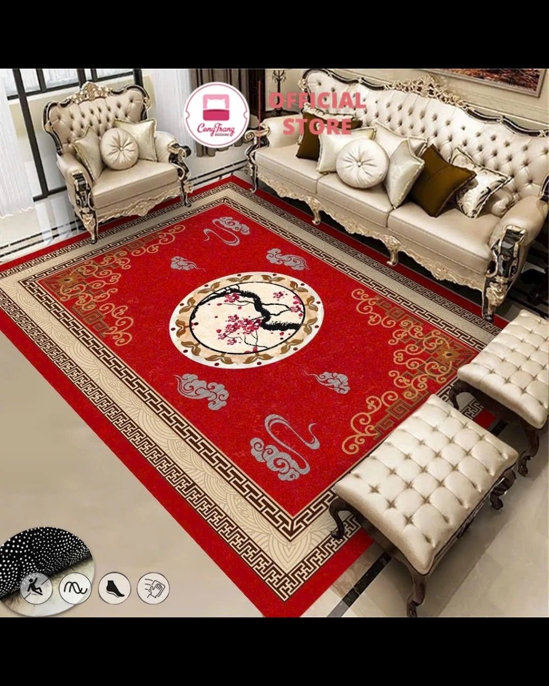Thảm trải phòng khách