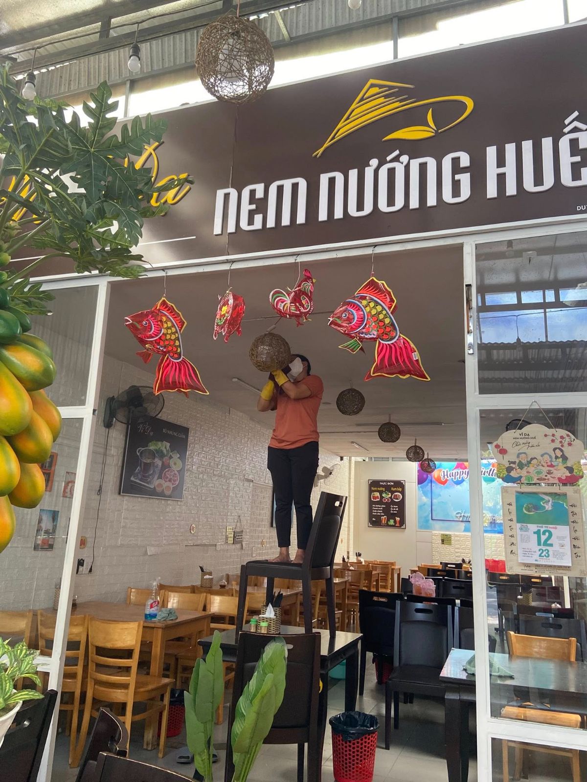 Vệ sinh quán ăn nhà hàng
