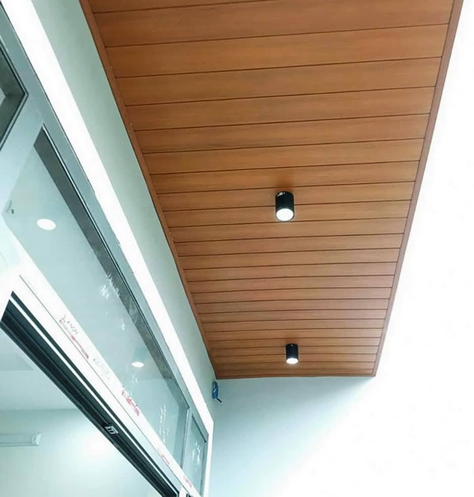 Lam sóng ốp trần hiên