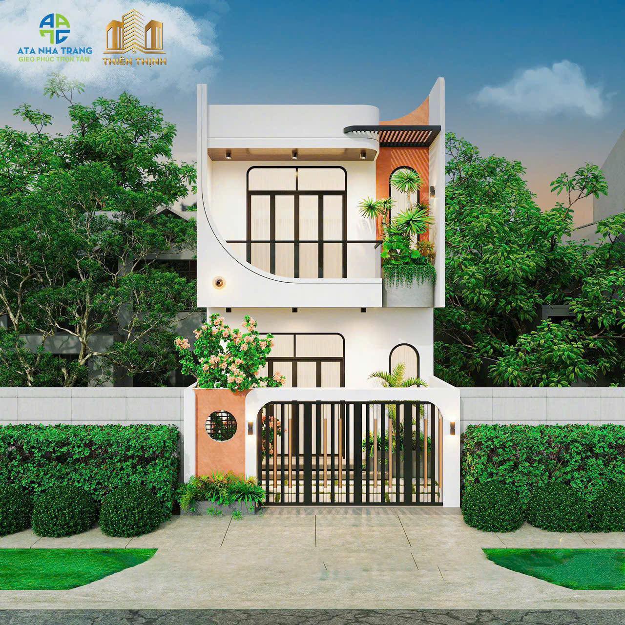 Mẫu nhà phố 2 tầng