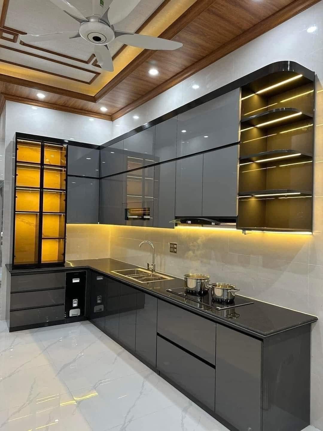 Thi công lắp đặt tủ bếp 