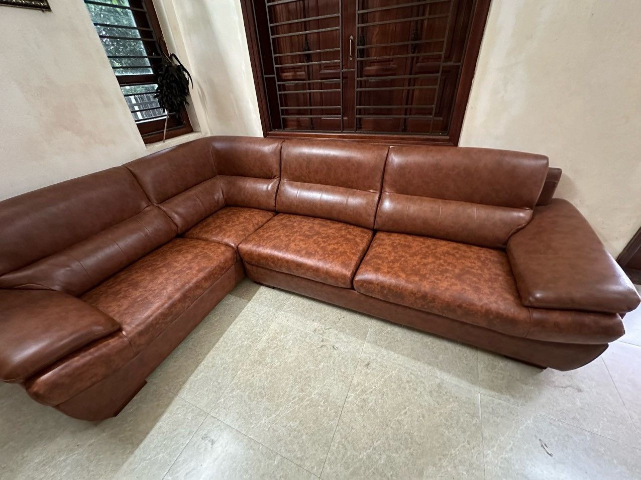 Bọc lại sofa góc chữ L 