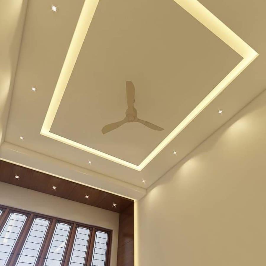 Thi công trần thạch cao giật cấp