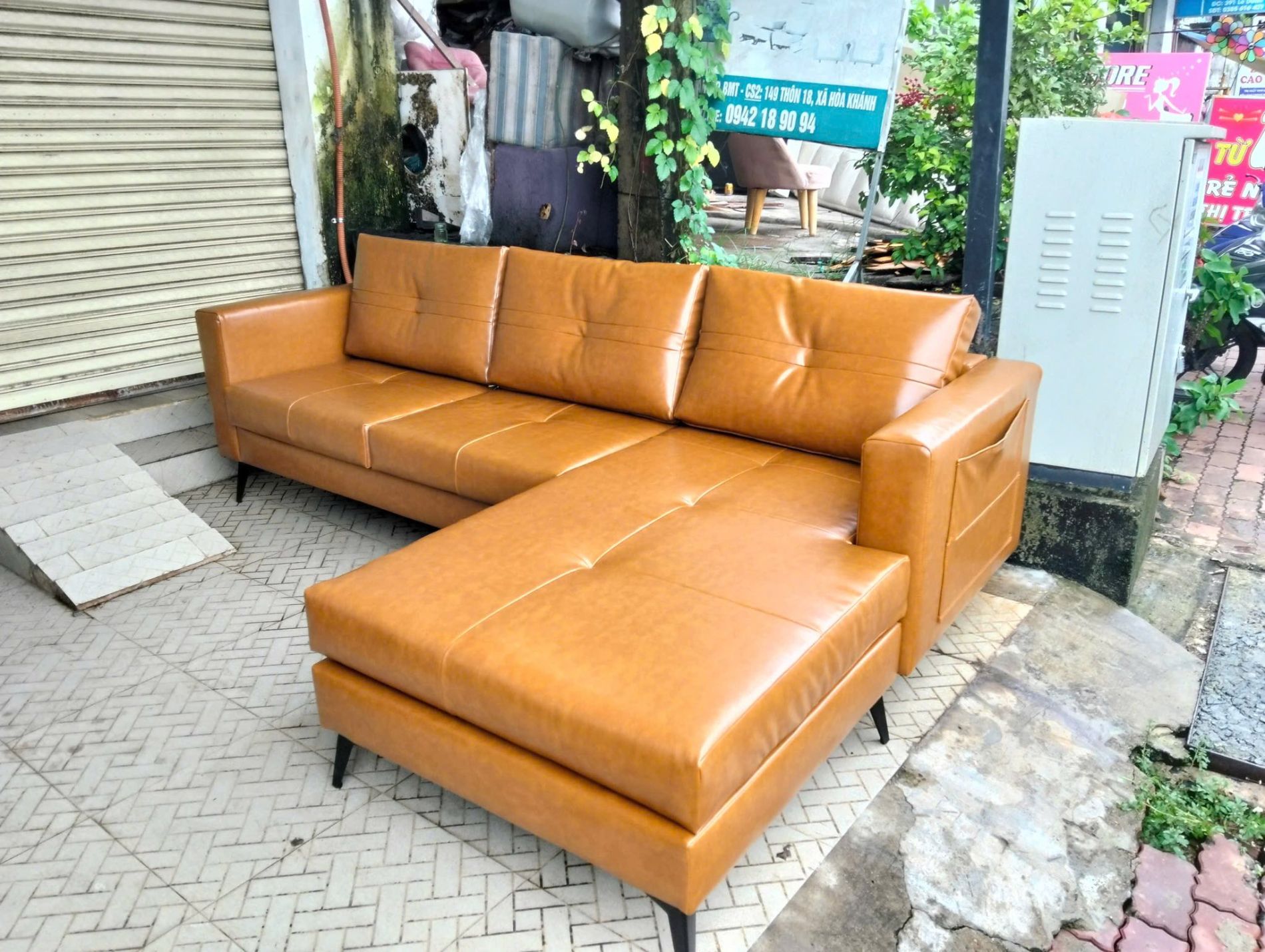 Sofa góc chữ L hiện đại 