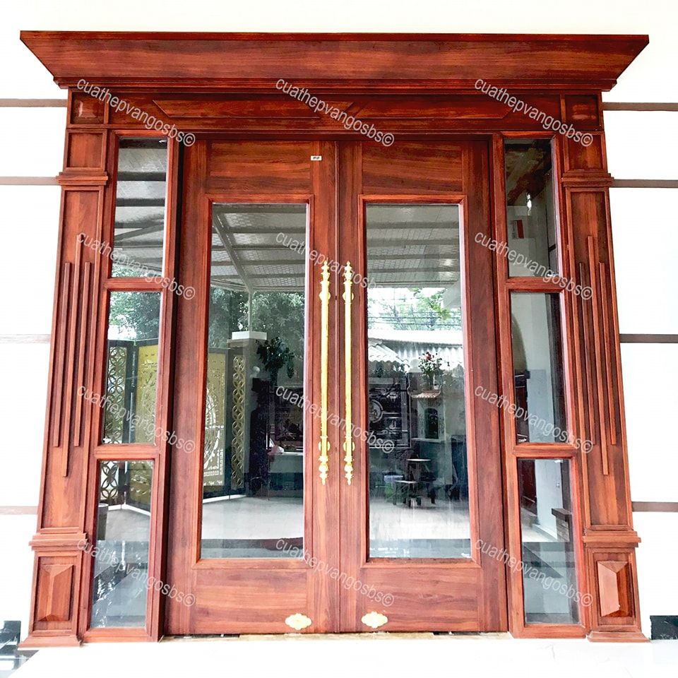 Cửa thép vân gỗ 
