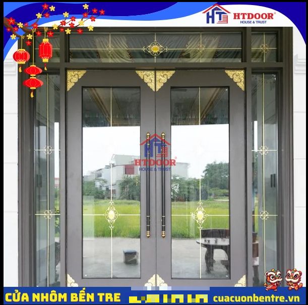 Cửa nhôm kính 2 cánh