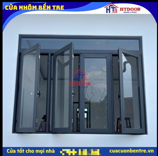 Cửa sổ nhôm kính 4 cánh