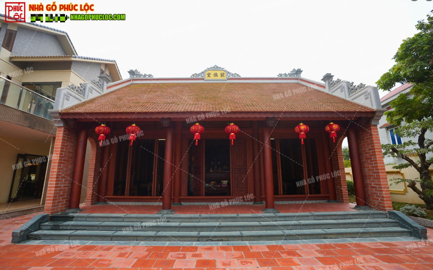 Nhà gỗ 3 gian