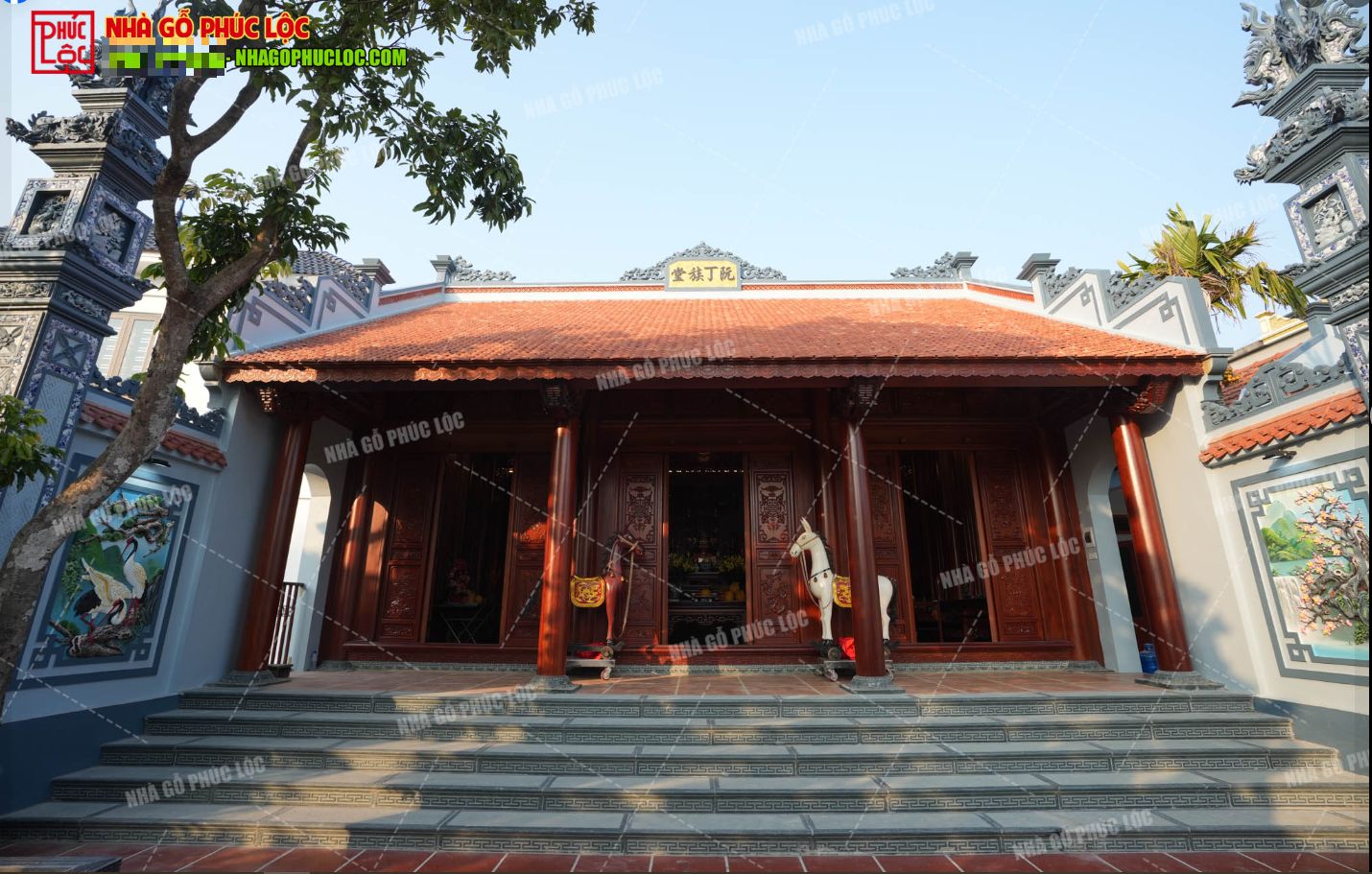 Nhà gỗ 3 gian