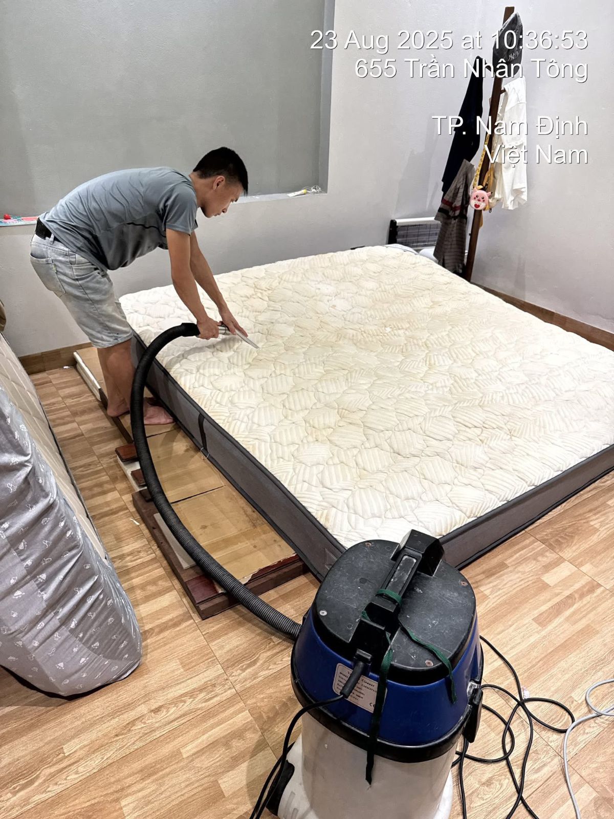 Giặt nệm tại nhà