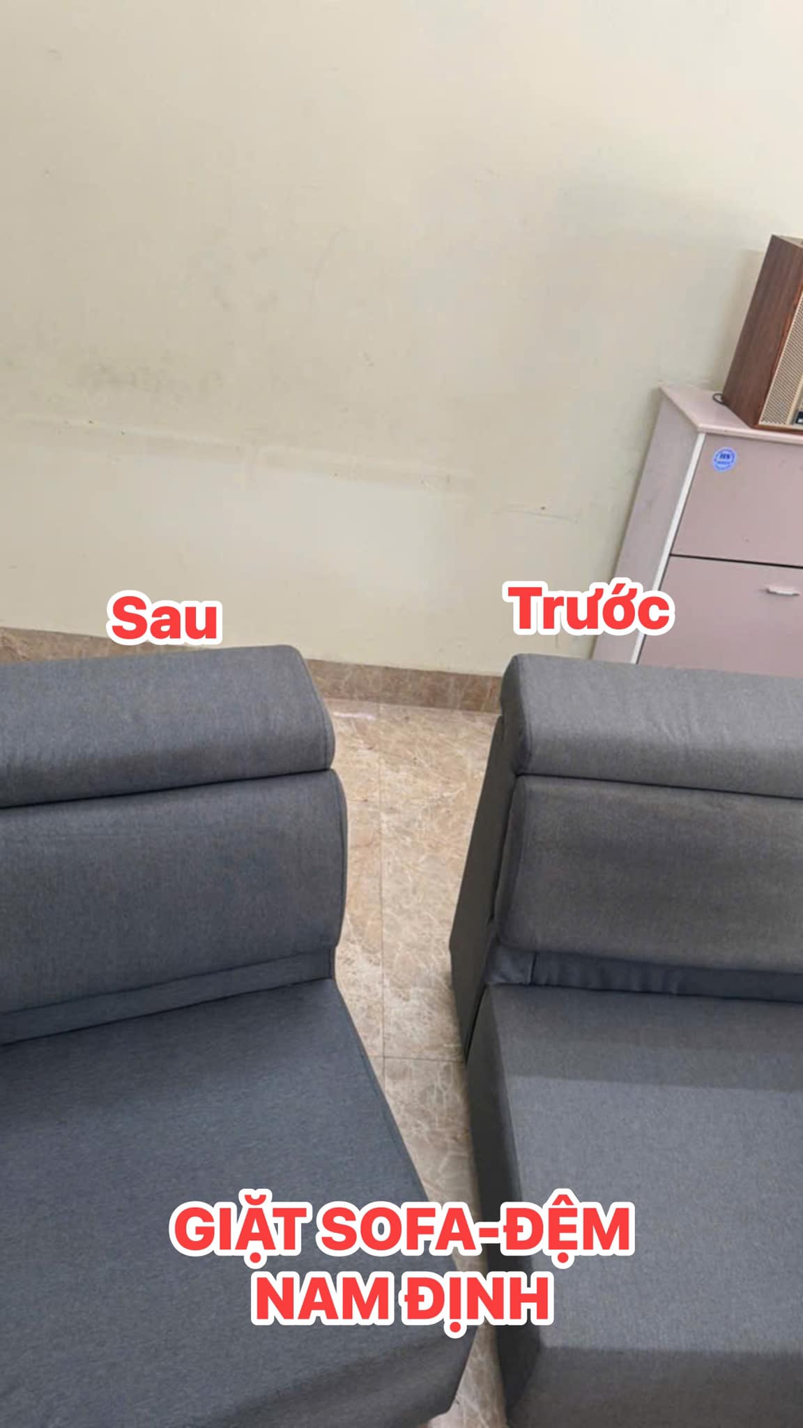 Giặt sofa đệm tại nhà