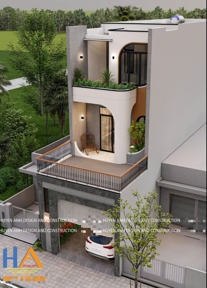 Mẫu nhà phố hiện đại
