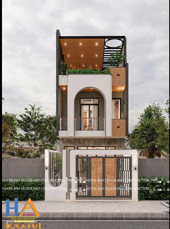 Mẫu nhà phố 3 tầng