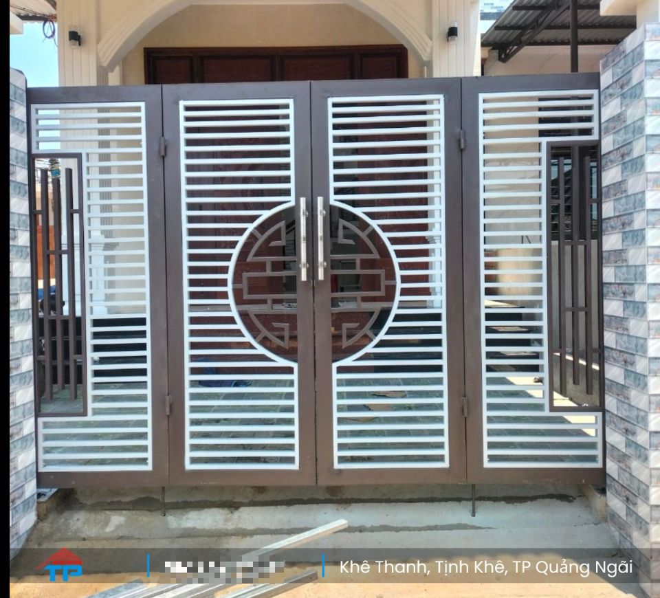 Cổng sắt hộp 
