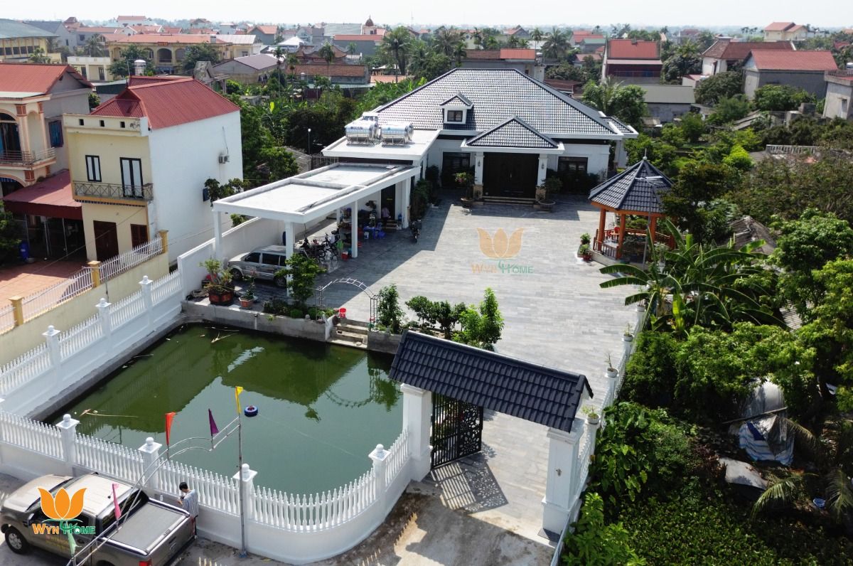 Biệt thự mái Nhật 1 tầng