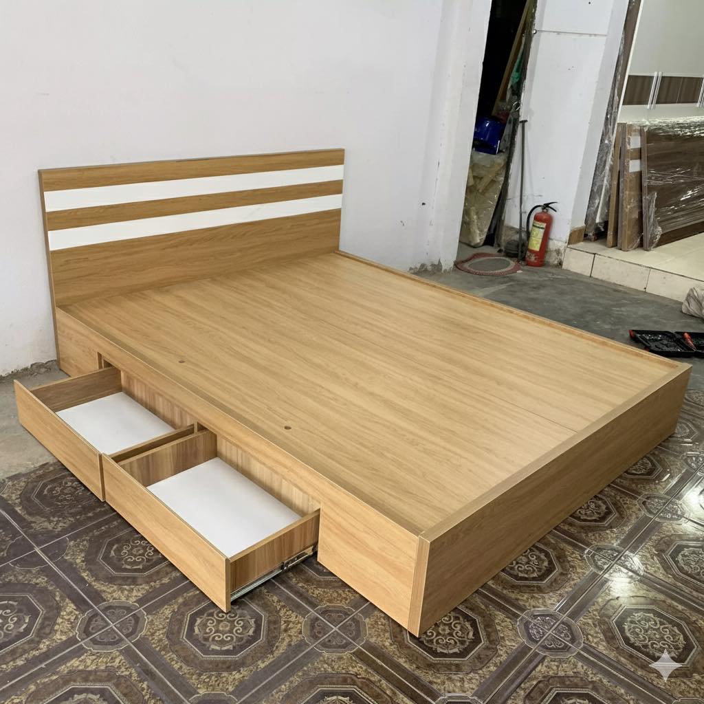 Giường ngủ gỗ