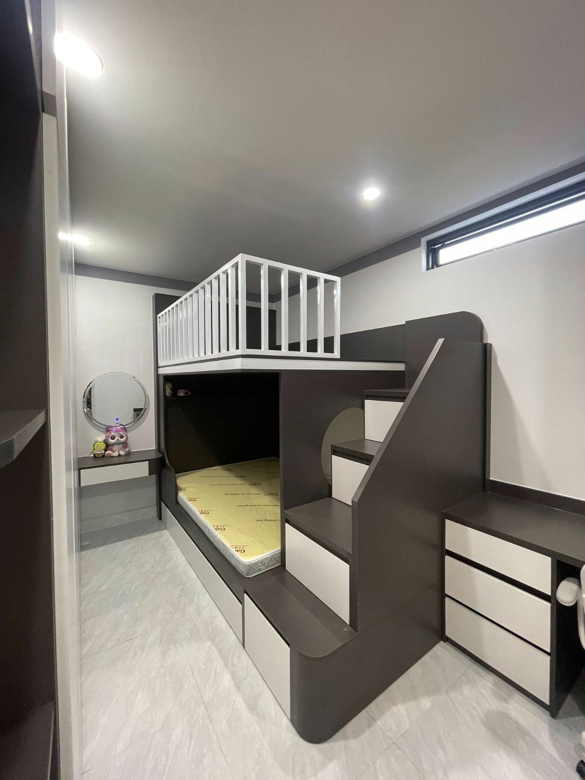 Thiết kế giường tầng thông minh