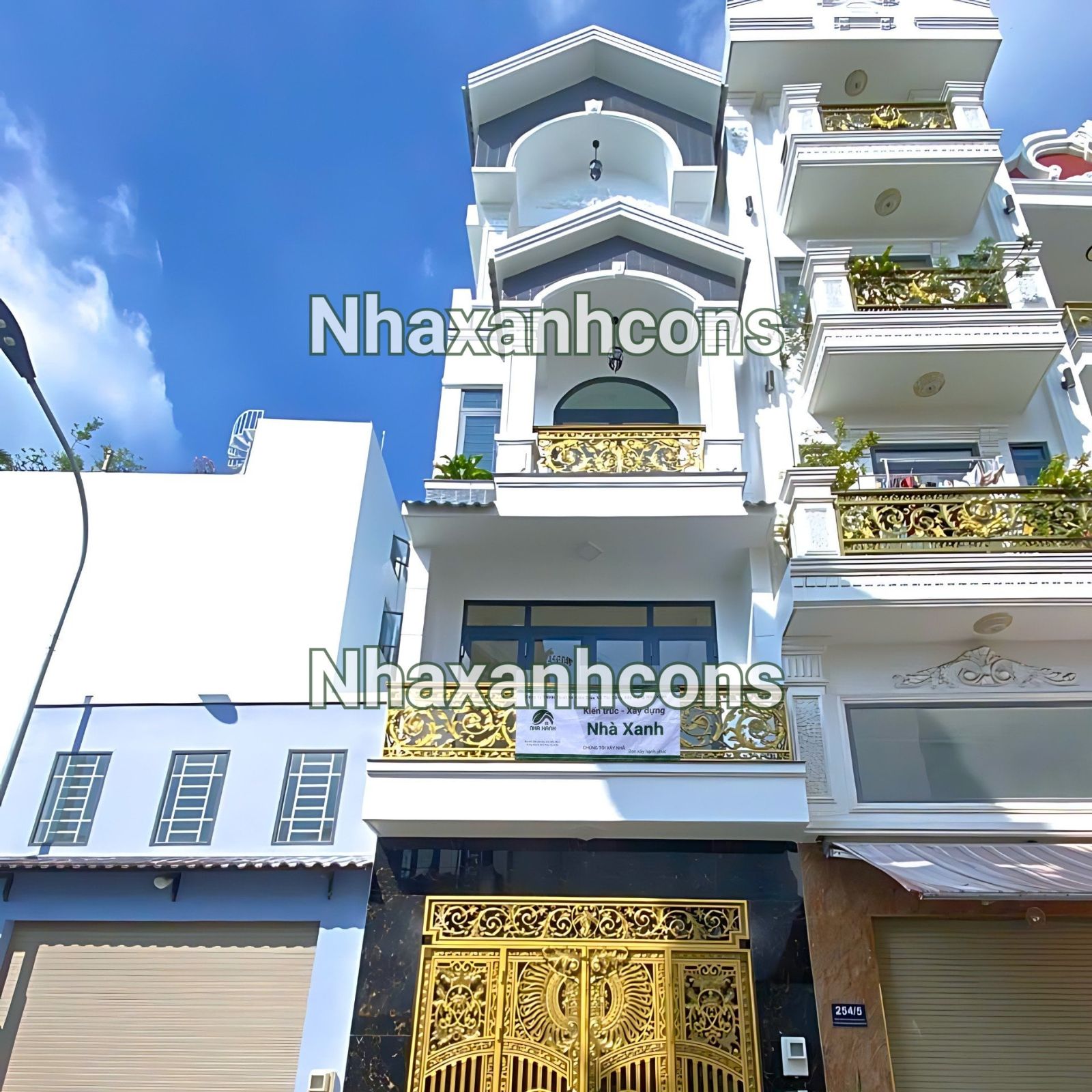 Xây nhà mái thái 4 tầng