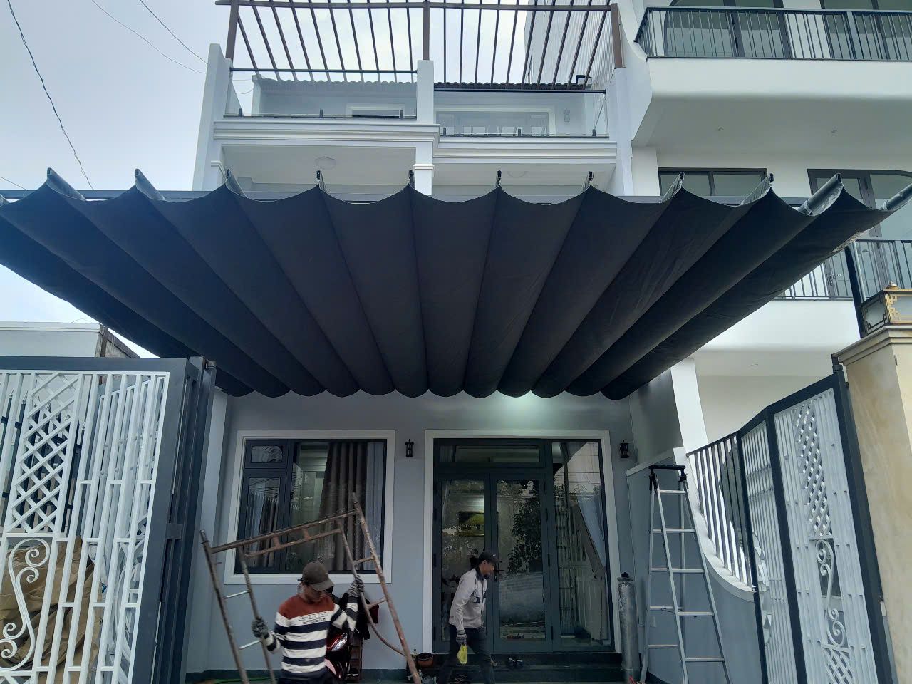 Mái xếp lượn sóng