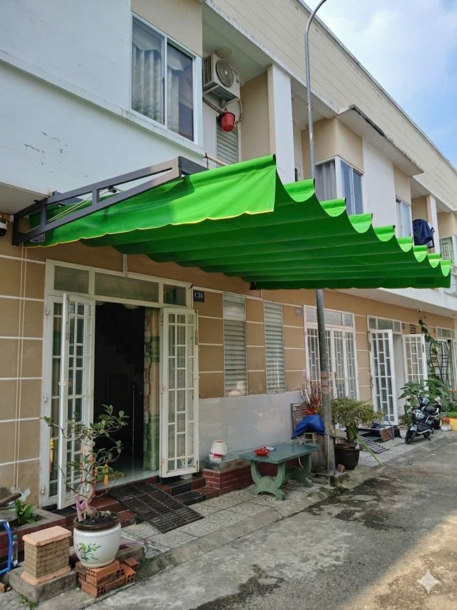 Mái xếp lượn sóng