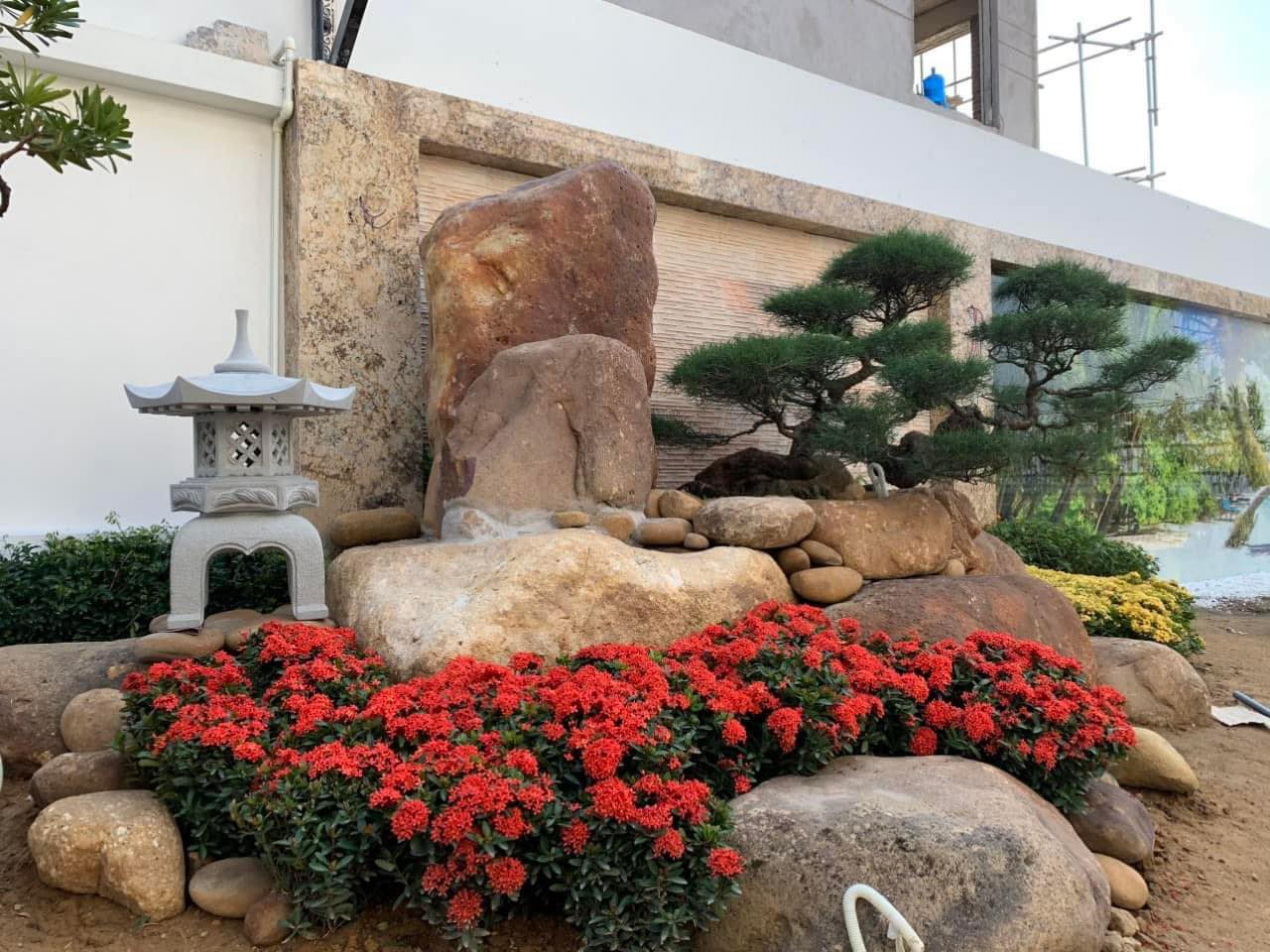 Thi công tiểu cảnh sân vườn