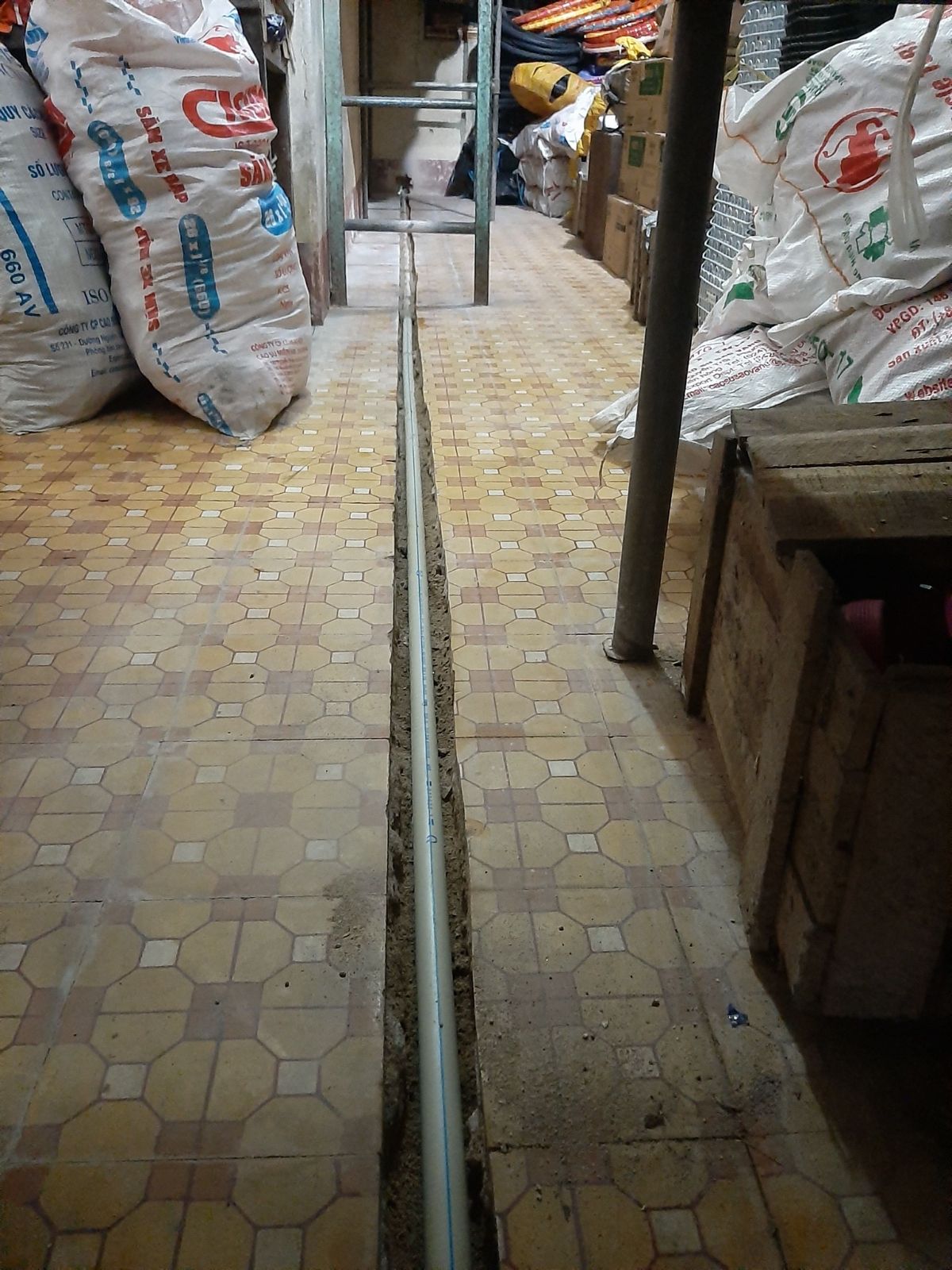 Thi công lắp ống nước 