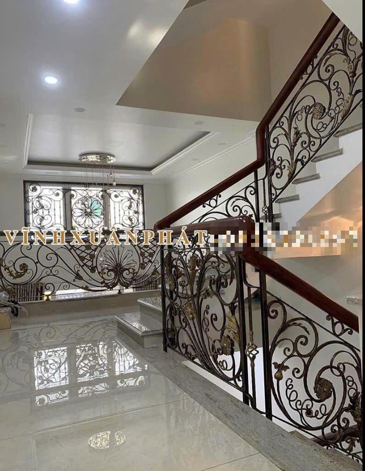 Cầu thang sắt mỹ thuật
