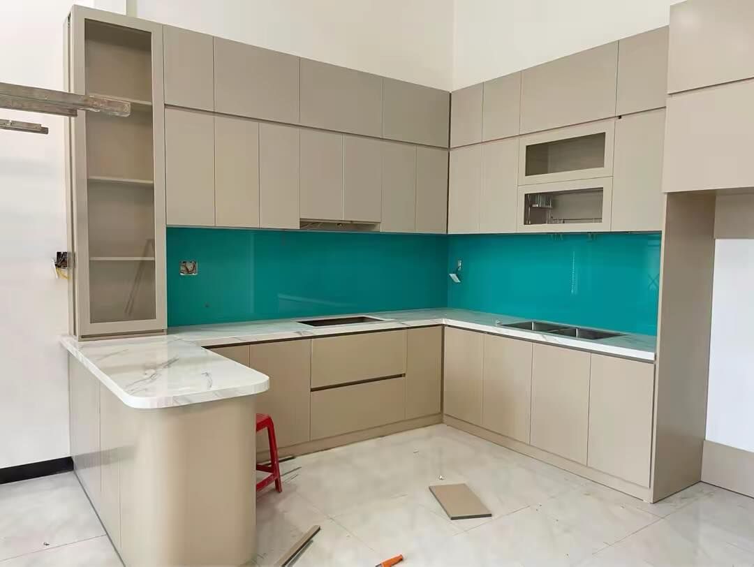 Thi công tủ bếp hiện đại 