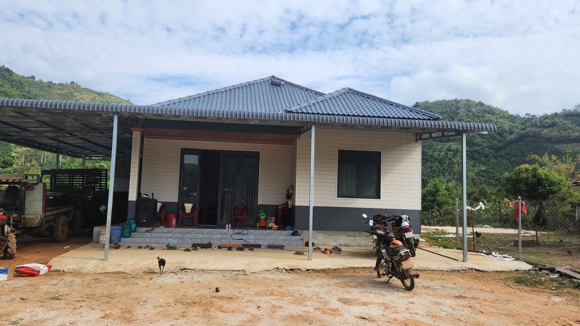 Thi công nhà lắp ghép 