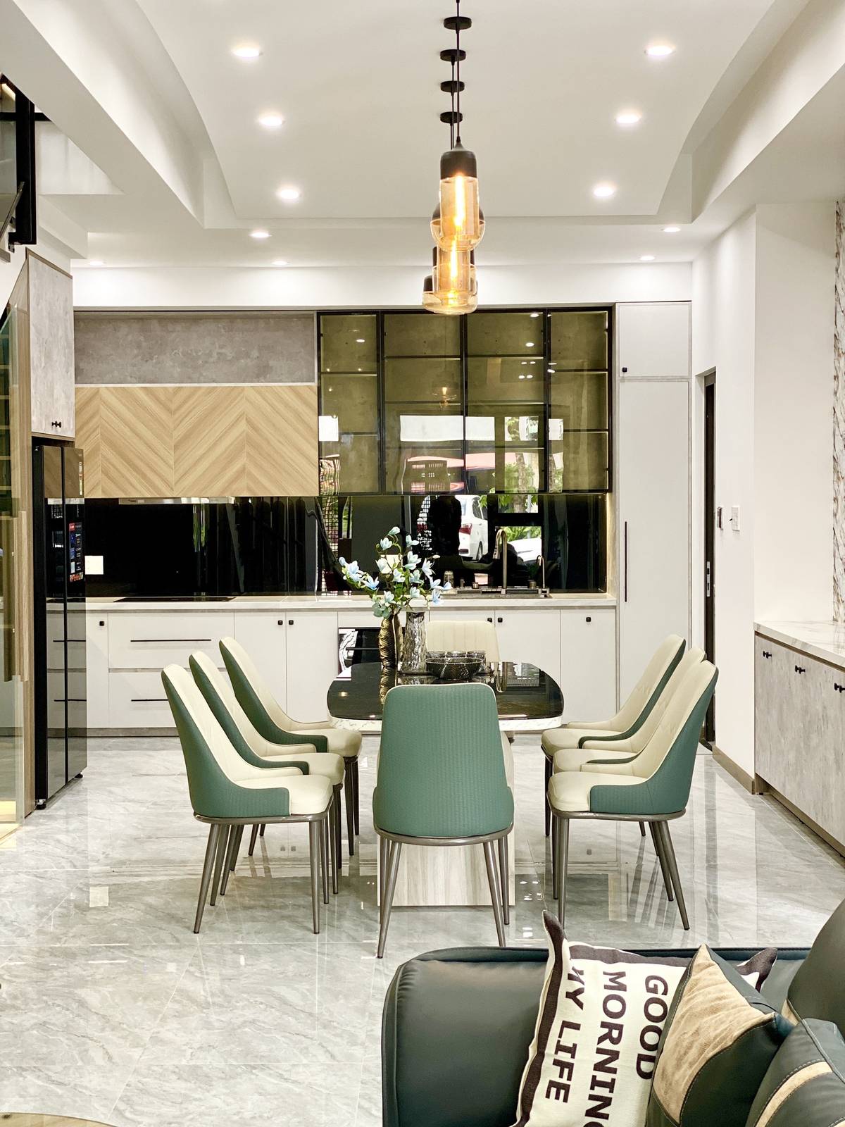 Nội thất khu vực bếp và ăn uống