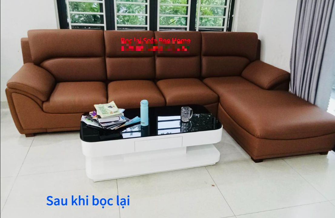 Bọc lại sofa chữ L 