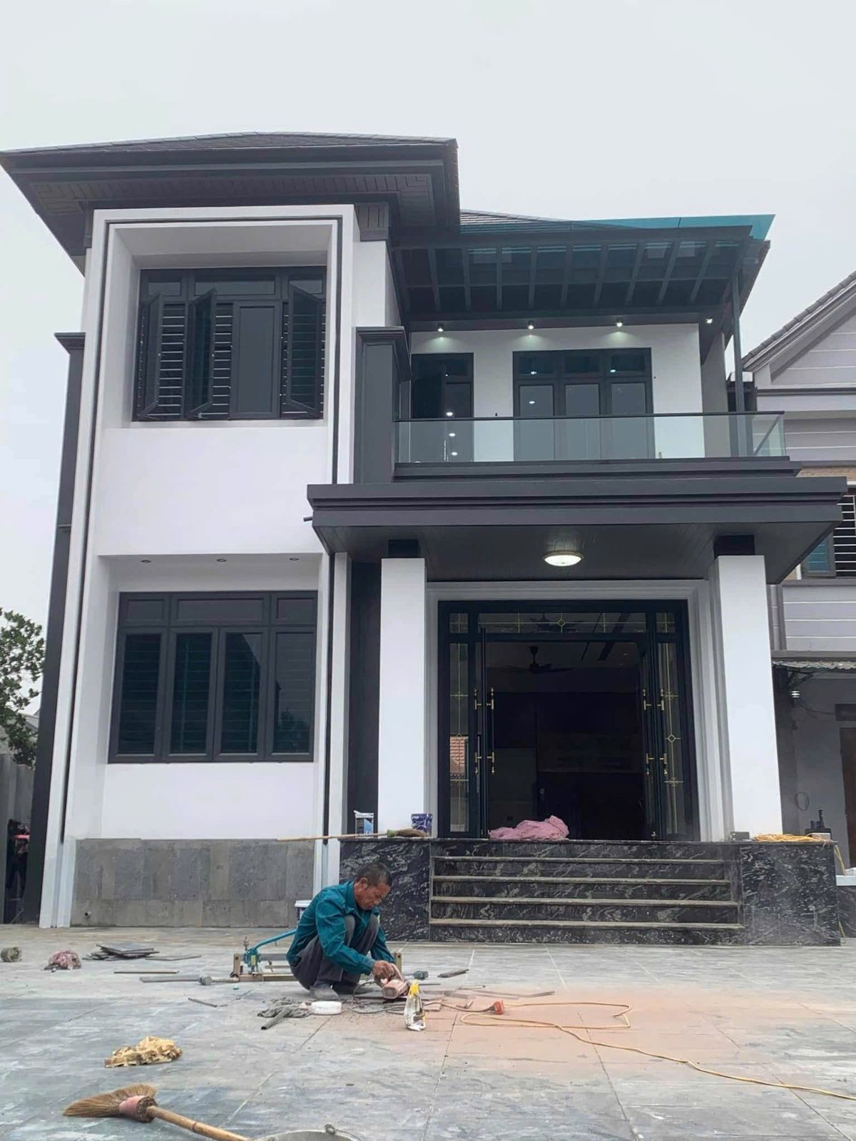Thi công nhà phố 2 tầng