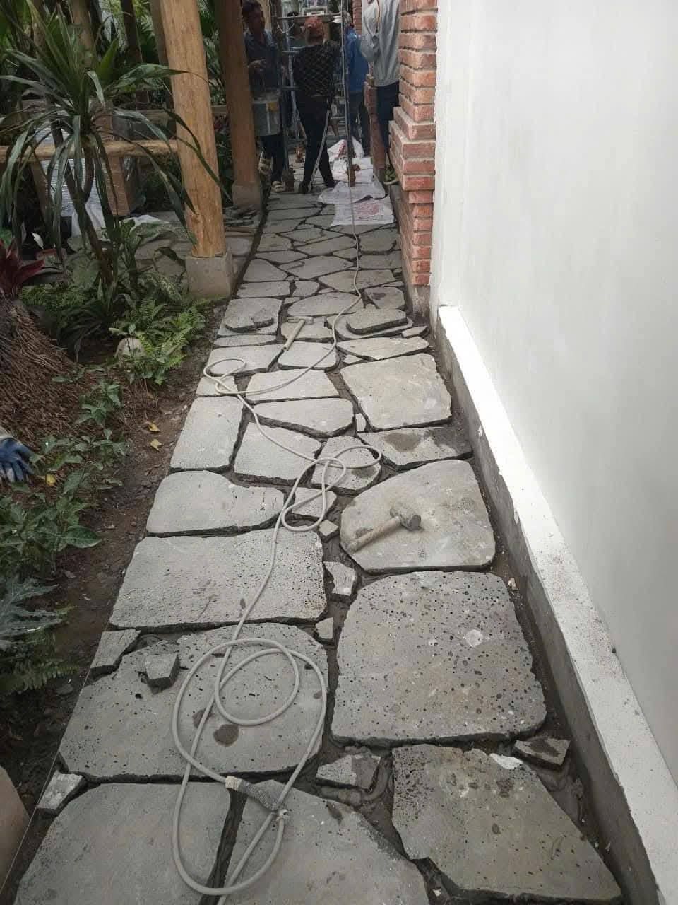 Lát đá cho lối đi