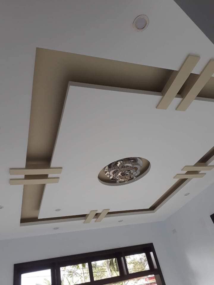 Trần thạch cao giật cấp 