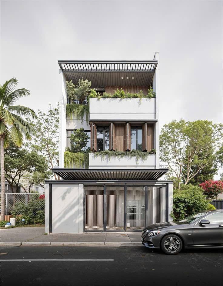 Mẫu nhà phố hiện đại đẳng cấp