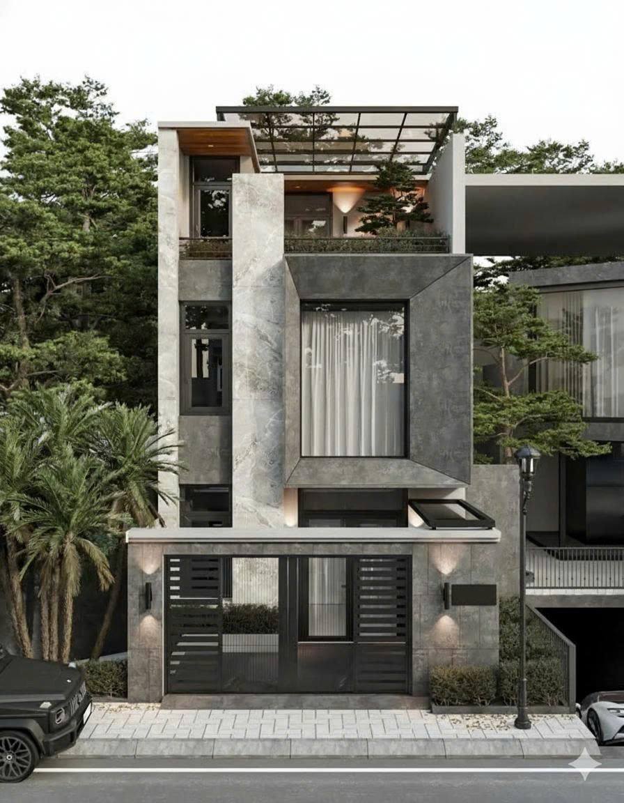 Mẫu nhà phố hiện đại