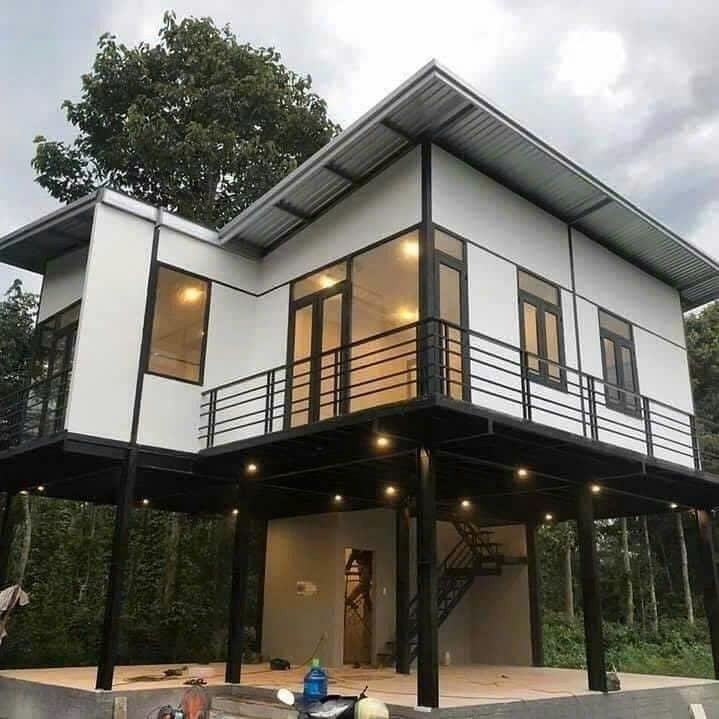 Nhà thép tiền chế 2 tầng 
