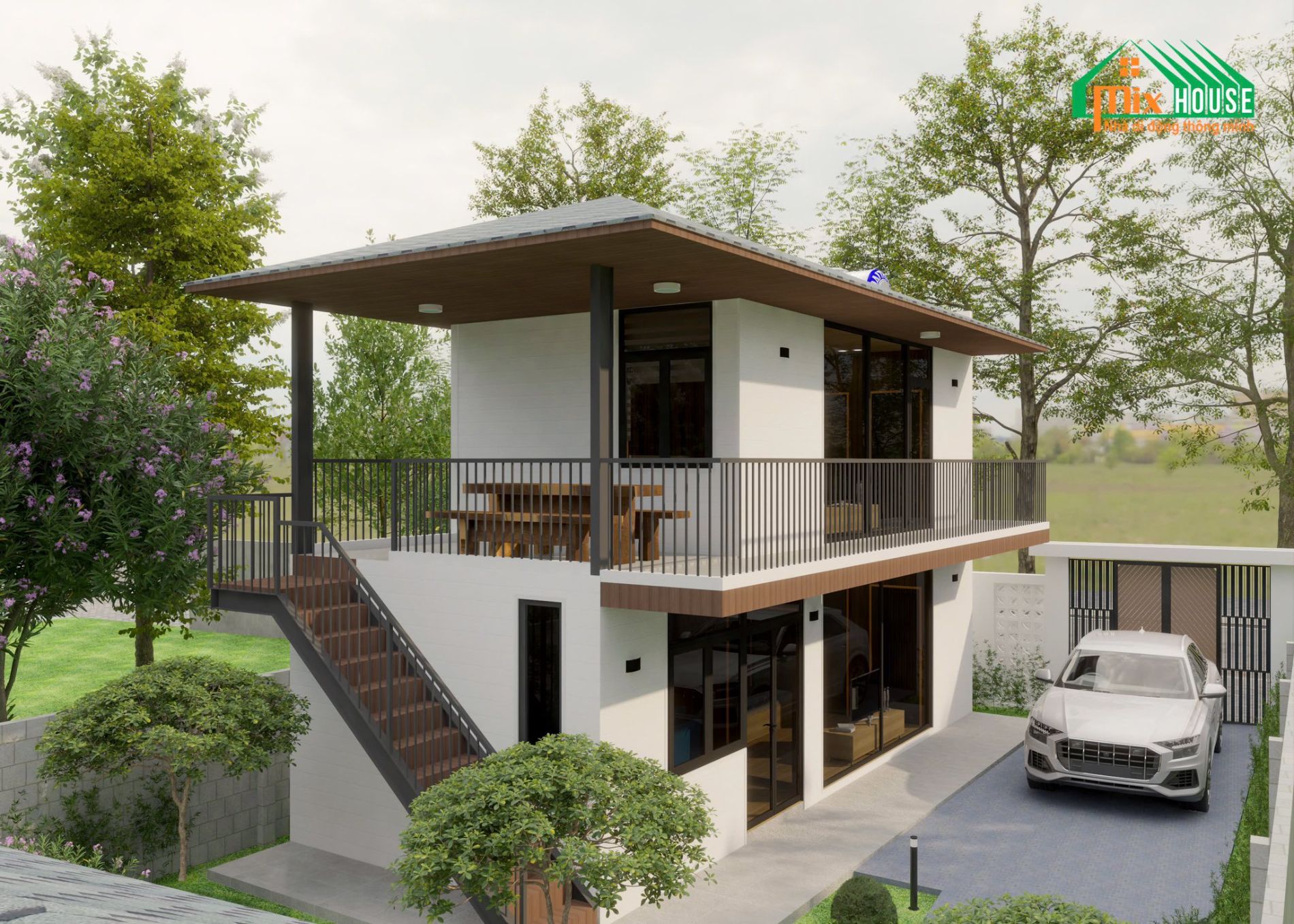 Nhà phố 2 tầng 