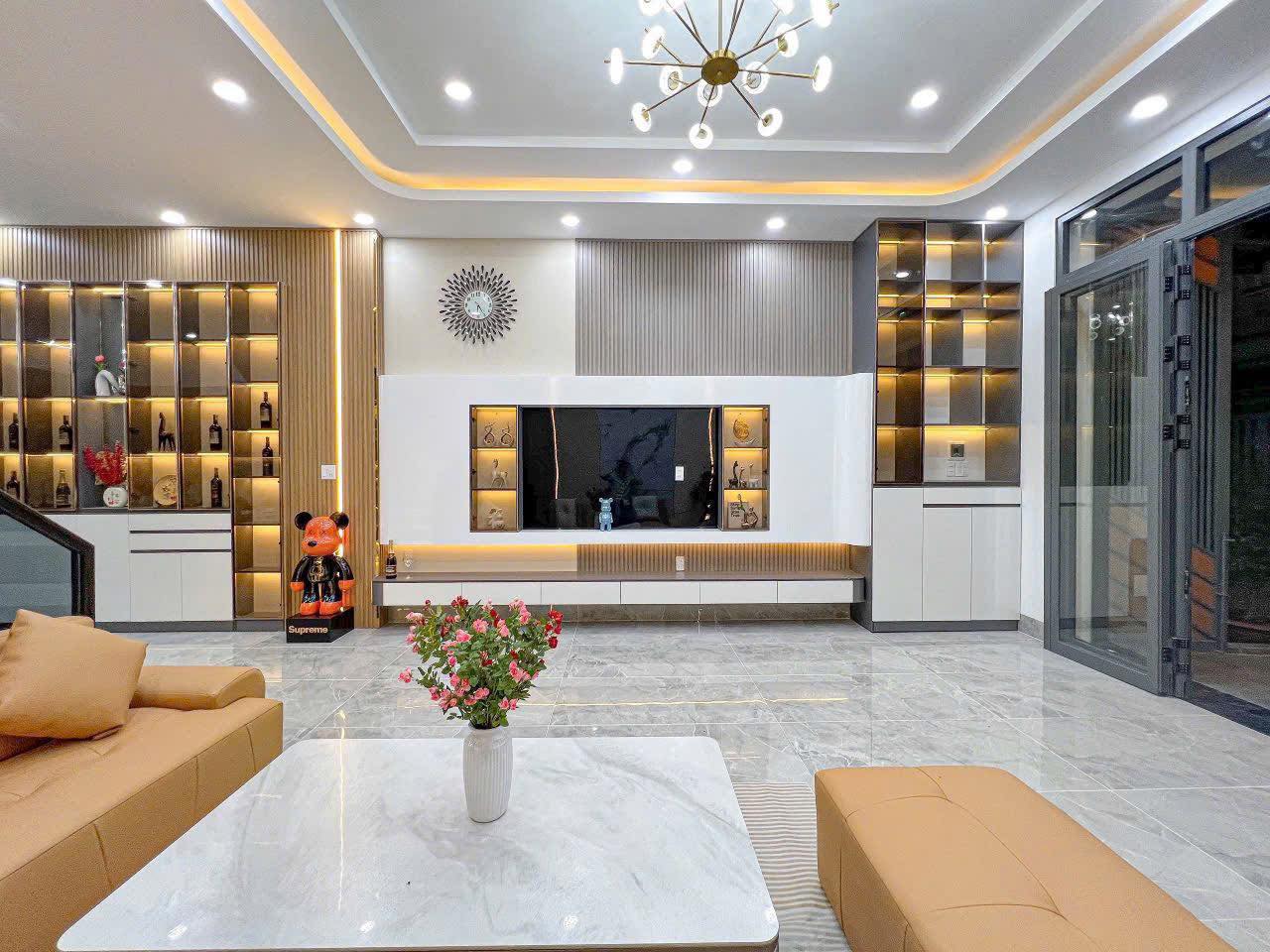 Thi công nội thất phòng khách 
