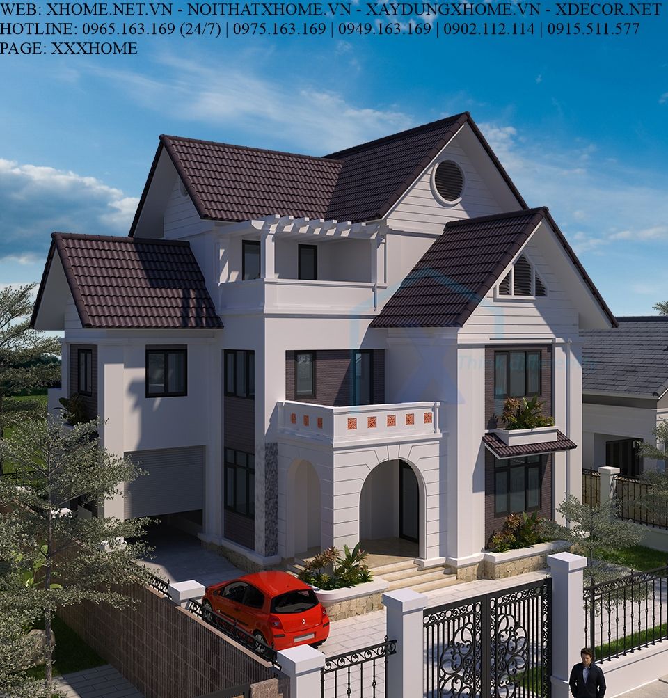 Thiết kế kiến trúc biệt thự