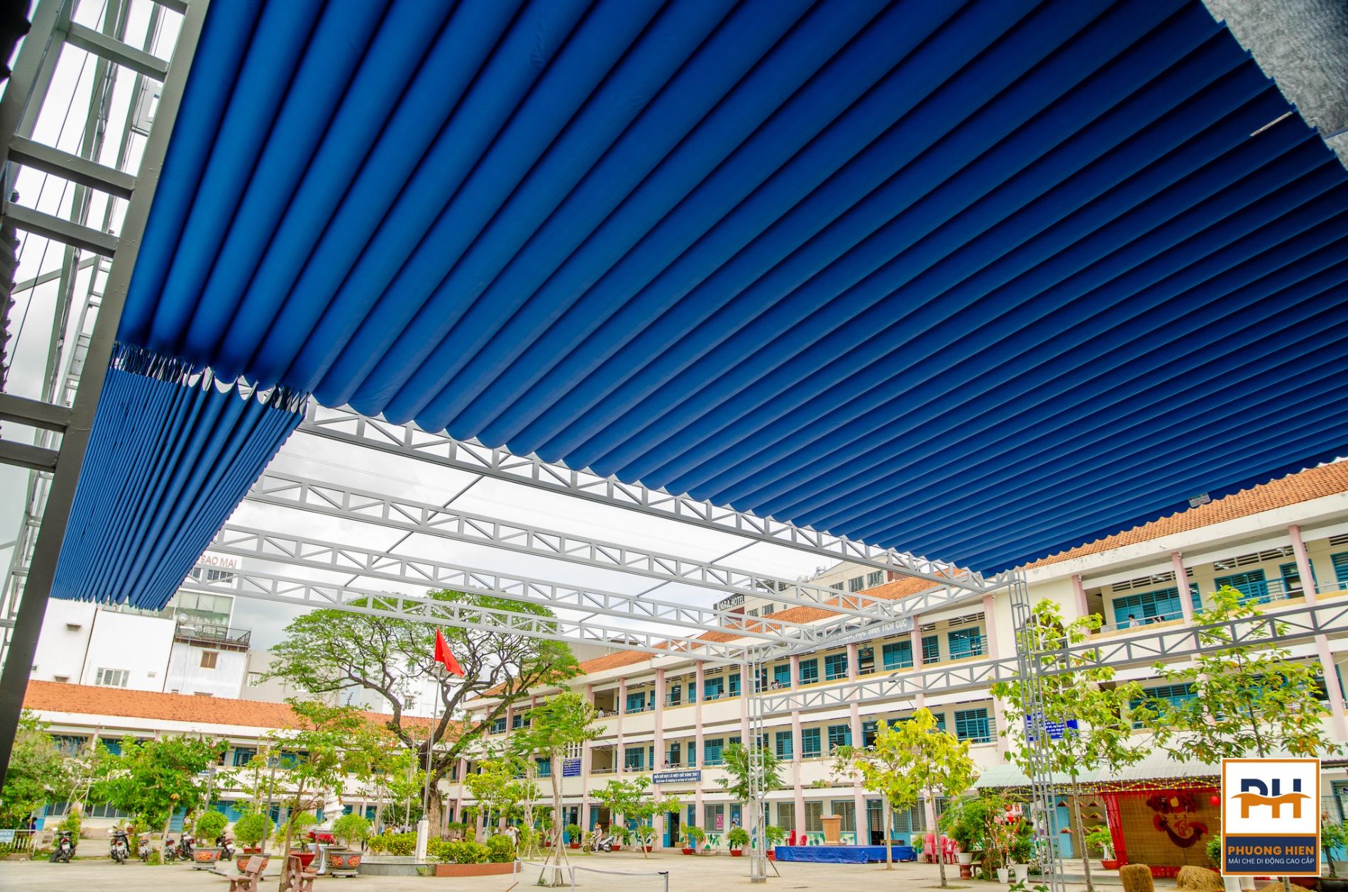 Mái xếp lượn sóng